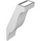 Ekena Millwork 4-in. W x 6-in. D x 14-in. H Funston Architectural Grade PVC Knee Brace BRCP04X06X14FST - alternate 3